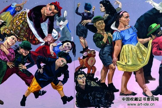 《白雪公主角色扮演者》(局部),1996