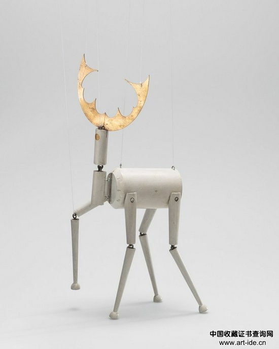 苏菲·陶柏-阿尔普,《Stag (marionette for King Stag)》1918年