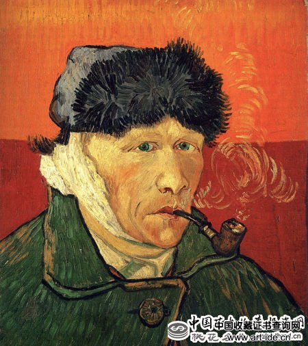 TOP3.《耳朵缠着绷带的肖像》(Self-portrait with bandaged ear,1889),7150万美元 TOP3.《耳朵缠着绷带的肖像》(Self-portrait with bandaged ear,1889),7150万美元
