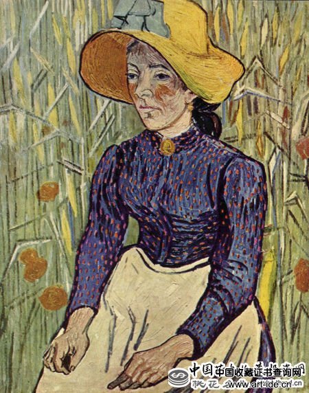 TOP8.《麦前的农妇》(Peasant Woman Against a Background of Wheat,1890),4750万美元 TOP8.《麦前的农妇》(Peasant Woman Against a Background of Wheat,1890),4750万美元